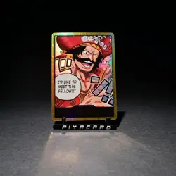 Don Card Gol.D.Roger Gold Frame OP13 Carrying On His Will One Piece Gold DON!! - Image 1