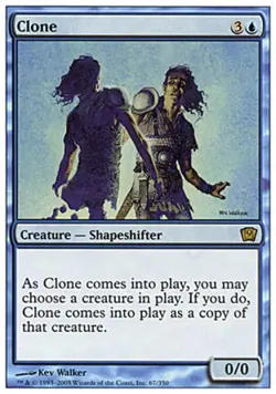 Clone -Foil Medium Play MTG 9th Edition - Image 1