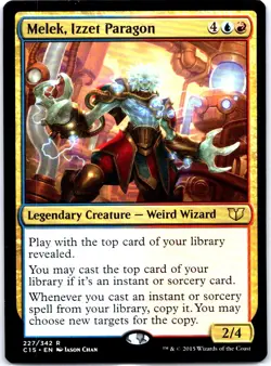 #227 Melek, Izzet Paragon MTG Commander 2015 Rare - Image 1
