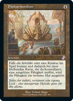 MTG PANHARMONICON GERMAN RETRO FRAME Time Spiral Remastered: Timeshifted NM - Image 1