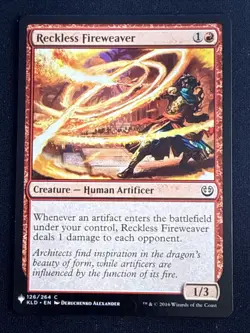1x Reckless Fireweaver (126) The List - ReprintsLP MTG Magic the Gathering x1 - Image 1