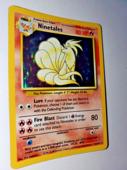 Pokemon TCG - Ninetales 12/102 Rare Holo - Base Set Unlimited - MP - 1999 WOTC - Image 3