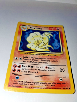 Pokemon TCG - Ninetales 12/102 Rare Holo - Base Set Unlimited - MP - 1999 WOTC - Image 5