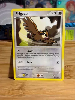 PIDGEY 99/132 D&P Secret Wonders Vintage Regular Pokemon TCG Moderately Played - Image 1