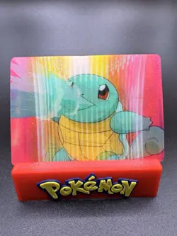 1998 Pokemon Video Pioneer Lenticular Squirtle Viz Promo Card Pika-0023D NM - Image 1