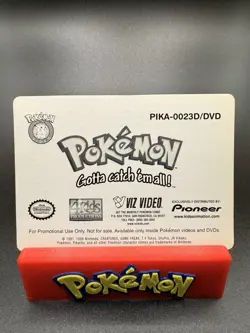 1998 Pokemon Video Pioneer Lenticular Squirtle Viz Promo Card Pika-0023D NM - Image 2