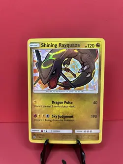 Pokemon 2017 - Shining Rayquaza 56/73 - Shining Legends - Lightly Played - Image 1