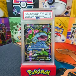 PSA 8 2016 Pokemon Game XY Red & Blue Collection Promo Venusaur EX XY123 - Image 1
