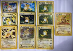 pokemon card lot collection (Raichu Party Pack) - Image 1
