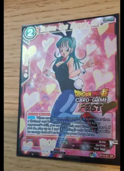 Bulma The Bunny Girl Card Game Fest 2022 Dragon Ball Masters Promo - Image 2