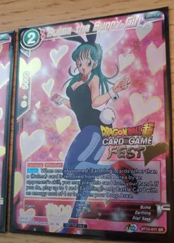 Bulma The Bunny Girl Card Game Fest 2022 Dragon Ball Masters Promo - Image 3