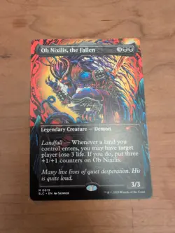 Ob Nixilis the Fallen (0015) - NM REGULAR - Secret Lair Encyclopedia Magic MTG - Image 1