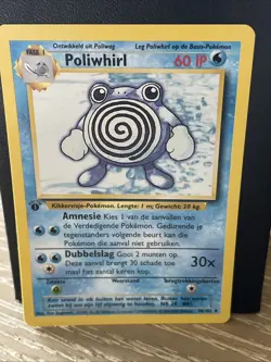 Poliwhirl 38/102 1st Edition Base Set NM DUTCH Pokemon Free Ship - Image 1