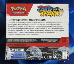 Pokemon 2023 Scarlet & Violet Surging Sparks Booster Box TCG Nm M - Image 3
