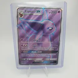 SM Base Set 140/149 Espeon GX (Full Art) LP Pokemon TCG - Image 3