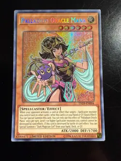 *** PALLADIUM ORACLE MANA *** PRISMATIC SECRET RARE MINT! TN19-EN004 YUGIOH! - Image 1