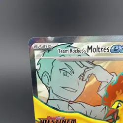Team Rocket's Moltres ex - (Destined Rivals Stamp) 208/182 Miscellaneous Cards & - Image 4