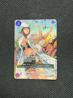 Ms. All Sunday Op04-064 Sp English One Piece TCG Card - Image 1