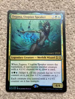 Zegana Utopian Speaker +1/+1 Counter Commander Edh Deck Mtg Magic The Gathering - Image 1