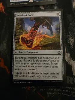 MTG Swiftfoot Boots Normal Foundations # 258 NM - Image 1