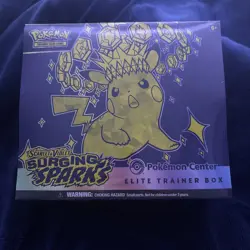Surging Sparks Pokemon Center - Elite Trainer Box - Sealed ETB - Image 1