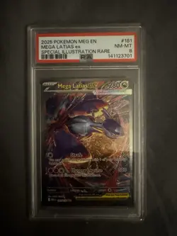 Pokemon TCG Mega Latias EX Special Illustration 181/132 Rare Mega Evolution - Image 1