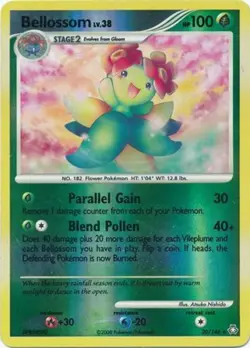 Damaged Bellossom - 20/146 - Rare - Reverse Holo Pokemon Legends Awakened - Image 1