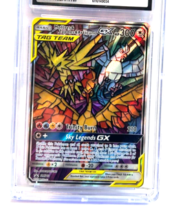2019 POKEMON GEM MINT GRADE 10 # SM210 MOLTRES & ZAPDOS & ARTICUNO GX TAG TEAM ! - Image 2