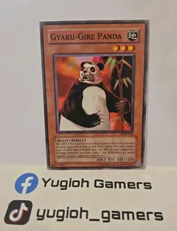 YUGIOH GYAKU-GIRE PANDA DCR UNLIMITED COMMON LIGHT PLAYED - Image 1