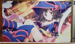 Konosuba Megumin DMG Playmat Dark Magician Girl Yu-Gi-Oh Anime Doujin Mousepad - Image 1