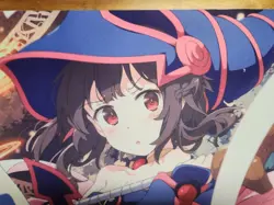 Konosuba Megumin DMG Playmat Dark Magician Girl Yu-Gi-Oh Anime Doujin Mousepad - Image 3