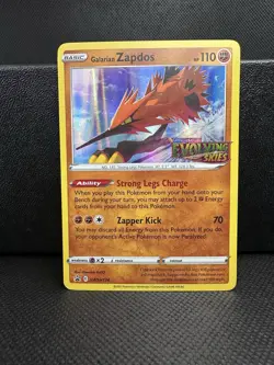 Galarian Zapdos - (Prerelease) SWSH124 SWSH: Sword & Shield Promo Cards Holo - Image 1