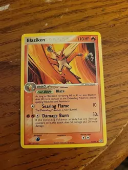 Blaziken Non Holo 1/106 EX Emerald Pokemon Trading Card - Image 1