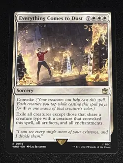 MTG Universes Beyond: Doctor Who Everything Comes to Dust 0019 NM Rare - Image 1