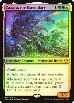 Magic The Gathering MTG ZAXARA, THE EXEMPLARY FOIL Ikoria NM Near Mint - Image 1
