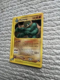 Pokemon TCG Machamp Expedition Base Set Regular Rare Card 51/165 - Image 3