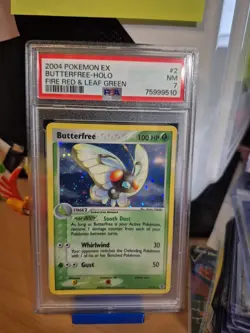 2004 Pokemon EX Fire Red Leaf Green Butterfree holo 2/112 PSA 7 NM 75999510 - Image 1
