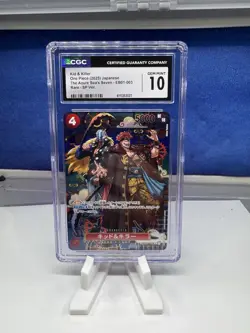 One Piece CCG 2 Cards Kid And killer Sp And Sugar Sp CGC 10 Cards Pictured. - Image 4