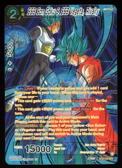 SSB Son Goku & SSB Vegeta, Rivalry 2023 Dragon Ball Card BT21-110 SPR NM - Image 1