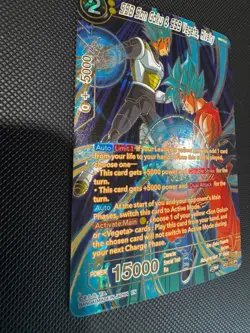 SSB Son Goku & SSB Vegeta, Rivalry 2023 Dragon Ball Card BT21-110 SPR NM - Image 4