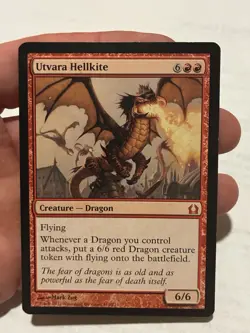 MTG Utvara Hellkite Return to Ravnica Regular Card NM Condition - Image 1