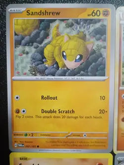 X9 Sandshrew Sandslash Pokemon Card mixed collection lot. - Image 2