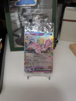 Espeon EX 034/131 Prismatic Evolutions Stamped Surprise Box Promo Card SEALED - Image 1