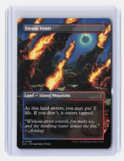Steam Vents MTG Lorwyn Eclipsed #R 0348 Rare Reversible Dual Land - Image 1
