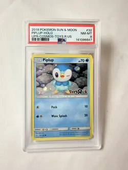Piplup Holo 32/156 Cosmos Toys R Us Ultra Prism Pokemon PSA 8 - Image 1