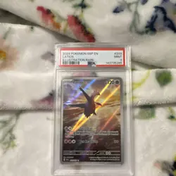 Pokemon Latios Illustration Rare Holo Sv08 Surging Sparks PSA 9 203/191 2024 - Image 1