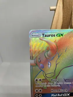 Pokemon TCG - Tauros GX - Secret Rainbow Rare Holo - Full Art 156/149 Sun & Moon - Image 4