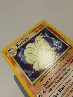 1999 Pokemon TCG Base Set Unlimited #12/102 Ninetales Holo Rare MP WOTC NINTENDO - Image 4