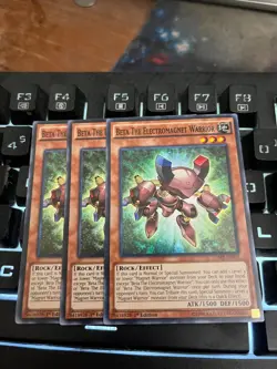 3x Beta the Electromagnet Warrior SDMY-EN002 Super Rare NM 1st Edition - Image 1