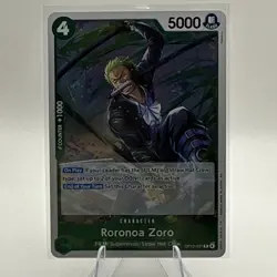 One Piece: Carrying on His Will OP13-037 Roronoa Zoro English & Japanese - Image 2
